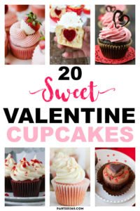 Want to bake a sweet cupcake for your kids or for him for Valentine's Day but need ideas? Whether it's for a party, the classroom or your sweetheart, you'll love these cute and creative Valentine's cupcake recipes! #Valentines #ValentinesDay #cupcakes #recipes