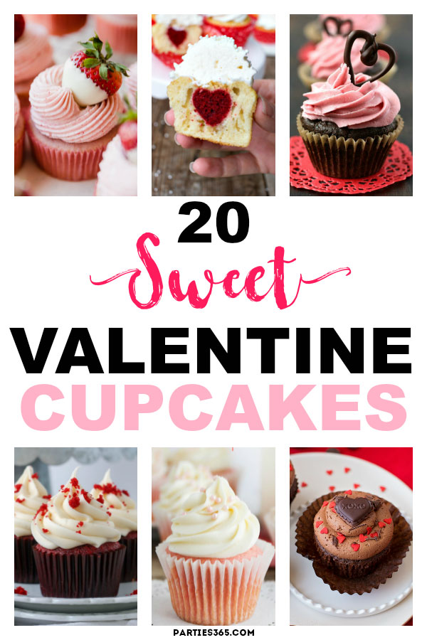 ideas for sweet Valentine's Day cupcakes