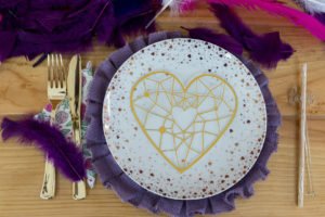 This sweet Dream Catcher themed girl's Valentine's Day Party for kids is full of cute ideas for decorations, desserts, balloons and more! The lovely Galentine's Day tablesetting is playful and fun and will inspire your classroom, home or friends party! #Valentines #ValentinesDay #PartyIdeas #partysupplies #Galentines