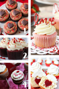 Want to bake a sweet cupcake for your kids or for him for Valentine's Day but need ideas? Whether it's for a party, the classroom or your sweetheart, you'll love these cute and creative Valentine's cupcake recipes! #Valentines #ValentinesDay #cupcakes #recipes
