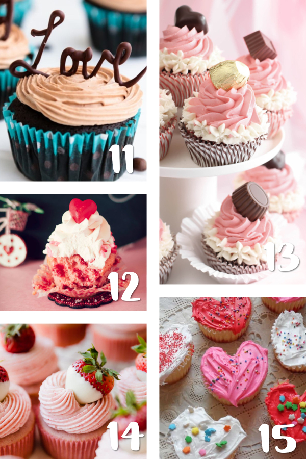 creative ideas for Valentine's Day cupcakes