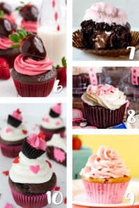 Want to bake a sweet cupcake for your kids or for him for Valentine's Day but need ideas? Whether it's for a party, the classroom or your sweetheart, you'll love these cute and creative Valentine's cupcake recipes! #Valentines #ValentinesDay #cupcakes #recipes