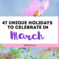 Love celebrating weird and unique holidays? Us too! Here are some of March's strangest days to celebrate... there's always a reason for a party! #March #weirdholidays #celebratetoday