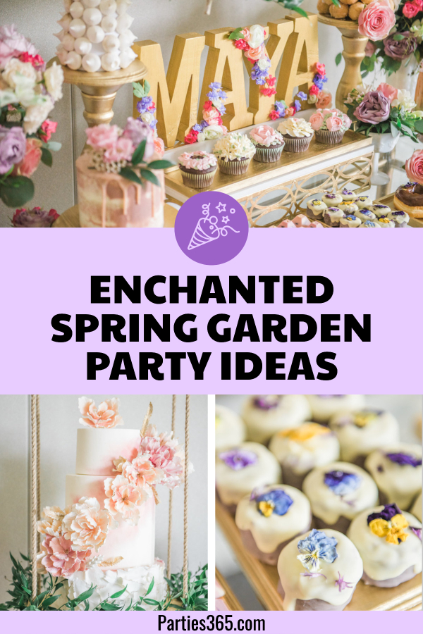enchanted spring garden party ideas