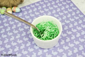 Want a fun Easter dessert idea for the kids or your desserts table? This easy homemade Easter Bunny Brownie Trifle with White Chocolate Mousse Recipe is cute, creative and delicious! #Easter #Easterrecipe #Easterdessert