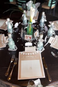 Planning a bridal shower and looking for ideas for fun, yet simple themes? How about an elegant "Mint to Be" theme in beautiful greens?! Perfect for spring or summer, check out these pictures for decorations, games, favors, table ideas and more! #bridalshower #mint #bridalshowertheme