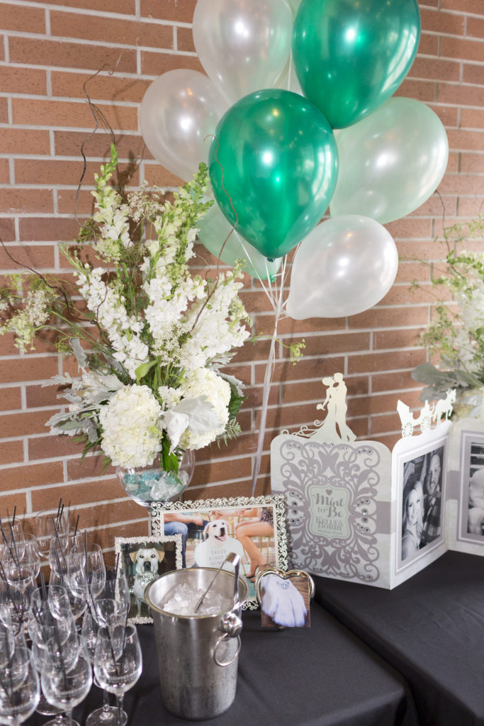 mint to be bridal shower decor