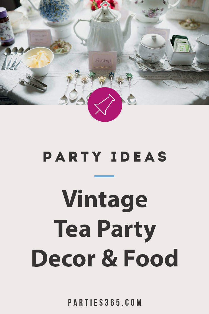 vintage tea party ideas