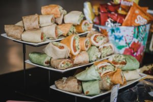 A travel themed baby shower is a perfect idea as the adventure into parenthood begins! Get ideas from vintage maps to custom invitations, favors, decorations and even creative food in this beautiful baby shower held in an airplane hanger! #babyshower #travel #adventuretheme #partyideas