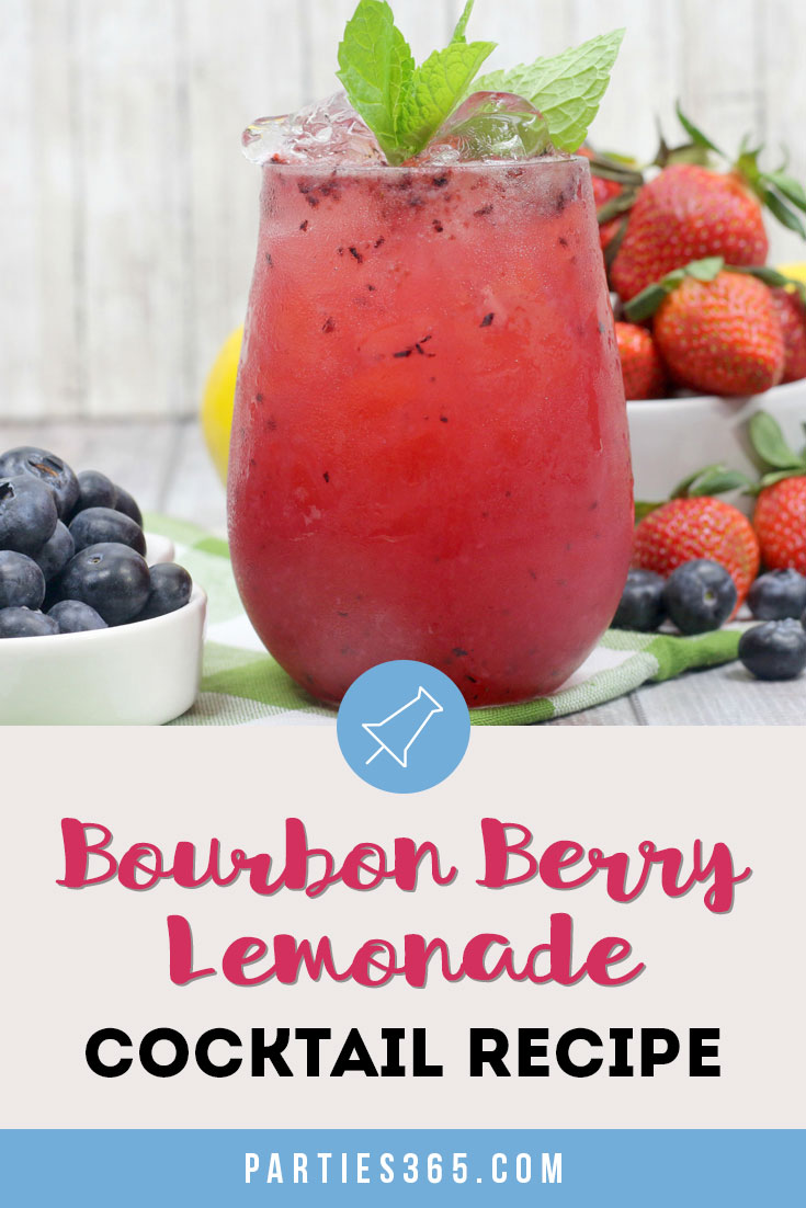 Bourbon Berry Lemonade cocktail recipe