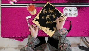 Here are 12 ideas for Graduation Party Decorations! Whether your graduate is wrapping up high school or college we have fun themes, DIY party supplies, centerpieces and great ideas for girls or boys to celebrate their big accomplishment! #graduationparty #graduation #partyideas #partysupplies