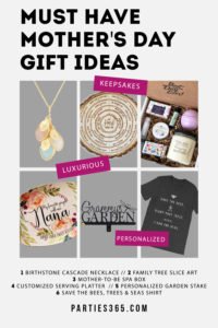 Need ideas for a Mother's Day gift? Our Mother's Day Gift Guide has unique presents you can buy that are perfect coming from a daughter, kids or adults. Plus, we have dog mom and grandma gift ideas too! #MothersDay #GiftGuide #giftsforher