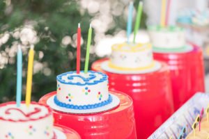 Need ideas for a toddler birthday party theme this summer? Check out this adorable 2 year old birthday pool party for 4 friends turning two! Perfect for kids, it's full of ideas for decorations, cake, food and the primary colors work great for girls or boys! #poolparty #summerfun #birthdayparty #twoyearsold #partyideas