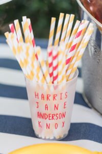 Need ideas for a toddler birthday party theme this summer? Check out this adorable 2 year old birthday pool party for 4 friends turning two! Perfect for kids, it's full of ideas for decorations, cake, food and the primary colors work great for girls or boys! #poolparty #summerfun #birthdayparty #twoyearsold #partyideas