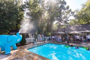 Need ideas for a toddler birthday party theme this summer? Check out this adorable 2 year old birthday pool party for 4 friends turning two! Perfect for kids, it's full of ideas for decorations, cake, food and the primary colors work great for girls or boys! #poolparty #summerfun #birthdayparty #twoyearsold #partyideas