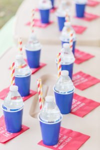 Need ideas for a toddler birthday party theme this summer? Check out this adorable 2 year old birthday pool party for 4 friends turning two! Perfect for kids, it's full of ideas for decorations, cake, food and the primary colors work great for girls or boys! #poolparty #summerfun #birthdayparty #twoyearsold #partyideas