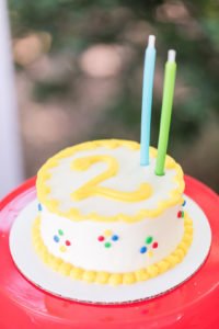 Need ideas for a toddler birthday party theme this summer? Check out this adorable 2 year old birthday pool party for 4 friends turning two! Perfect for kids, it's full of ideas for decorations, cake, food and the primary colors work great for girls or boys! #poolparty #summerfun #birthdayparty #twoyearsold #partyideas