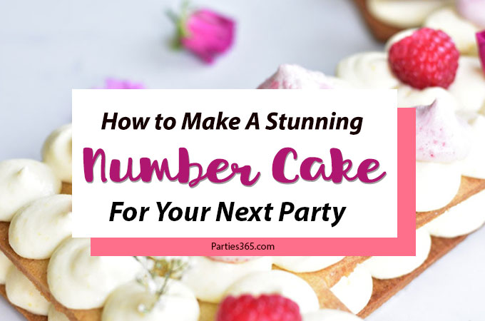 Have you wondered how to make one of those trendy and beautiful number cakes? If so, you'll love these recipe ideas for birthday number and letter cakes! Find the perfect DIY tutorial to create a number cake with flowers, frosting and fancy decorations right here! #numbercake #lettercake #cakerecipe #cakedecorating #birthdaycake