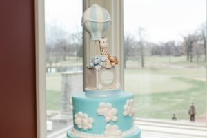This Up, Up and Away hot air balloon themed baby shower is full of adorable decoration ideas for your party! This adventure inspired gender neutral theme will work for baby boys or girls, and is full inspiration for decor, favors, the cake and more! #babyshower #hotairballoon #upupandaway #babyshowerideas