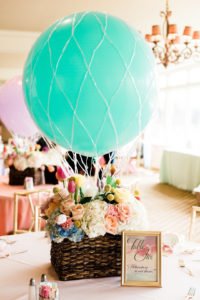 This Up, Up and Away hot air balloon themed baby shower is full of adorable decoration ideas for your party! This adventure inspired gender neutral theme will work for baby boys or girls, and is full inspiration for decor, favors, the cake and more! #babyshower #hotairballoon #upupandaway #babyshowerideas