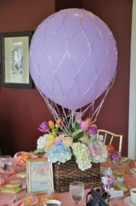 This Up, Up and Away hot air balloon themed baby shower is full of adorable decoration ideas for your party! This adventure inspired gender neutral theme will work for baby boys or girls, and is full inspiration for decor, favors, the cake and more! #babyshower #hotairballoon #upupandaway #babyshowerideas