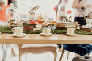 An Alice in ONEderland Party is a great theme for a girl's First Birthday! This whimsical party is full of ideas for decorations, food, cake, centerpieces and more! #onederland #aliceinwonderland #firstbirthday #1stbirthday #partyideas