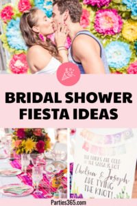 Planning a Bridal Shower and need ideas for themes? You'll love this Mexican themed Fiesta Bridal Shower and Pool Party! Full of brightly colored festive decorations, centerpieces, tables, signs food and favors, you'll find all the inspiration you need for her Final Fiesta! #bridalshower #fiesta #weddingshower #partythemes #partysupplies