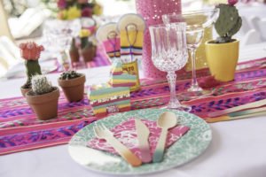 Planning a Bridal Shower and need ideas for themes? You'll love this Mexican themed Fiesta Bridal Shower and Pool Party! Full of brightly colored festive decorations, centerpieces, tables, signs food and favors, you'll find all the inspiration you need for her Final Fiesta! #bridalshower #fiesta #weddingshower #partythemes #partysupplies