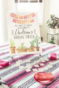 Planning a Bridal Shower and need ideas for themes? You'll love this Mexican themed Fiesta Bridal Shower and Pool Party! Full of brightly colored festive decorations, centerpieces, tables, signs food and favors, you'll find all the inspiration you need for her Final Fiesta! #bridalshower #fiesta #weddingshower #partythemes #partysupplies