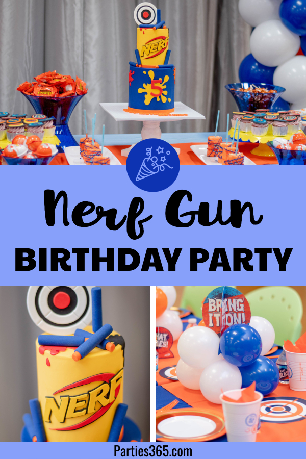 Nerf Gun Birthday Party Ideas 