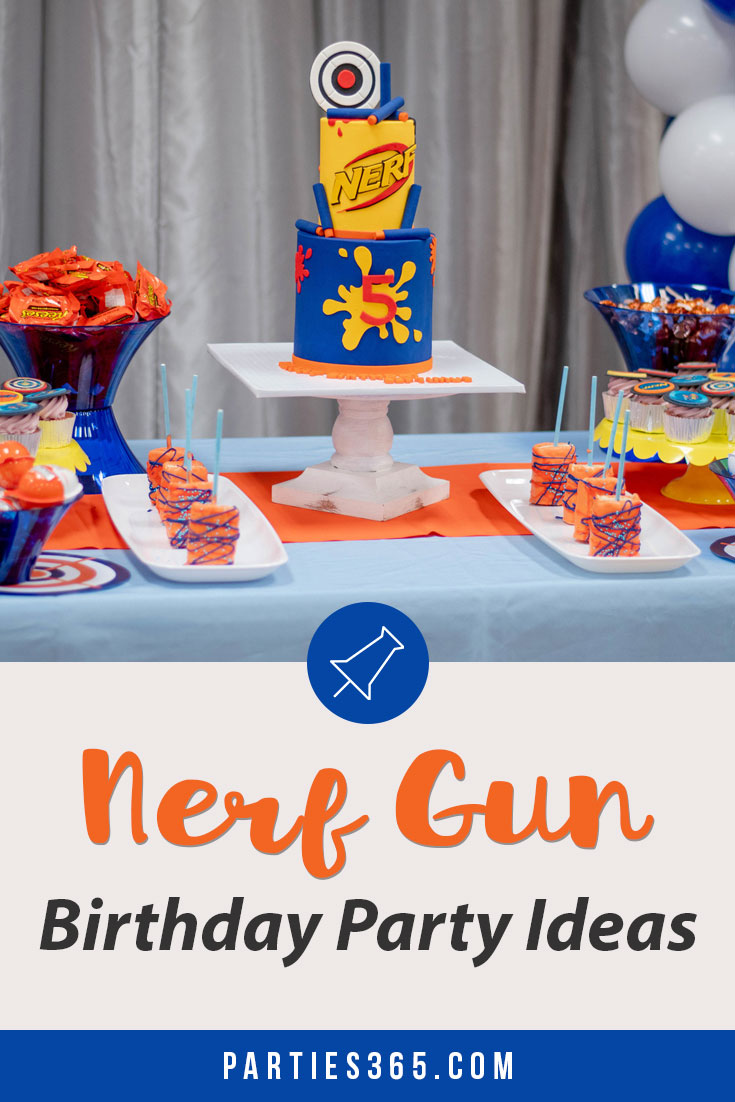 nerf gun birthday party ideas
