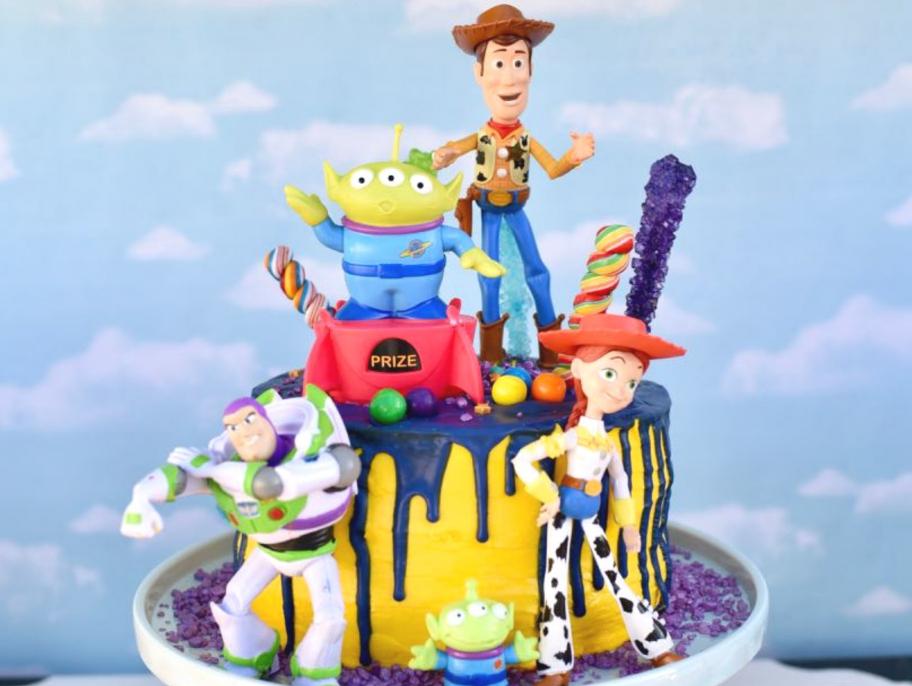 TOY STORY 4 cake! A tall 5” drip style... - Ivy Cottage Cakes | Facebook