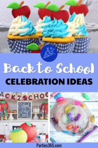 Are you looking for fun and simple ways to throw a party or a Back to School Celebration this fall? Have some fun with your kids with one of our ideas for a special treat, craft, party or start a new tradition! Check out all the ideas here! #backtoschool #partyideas #backtoschooltreats #traditions