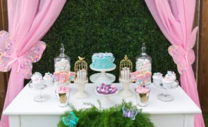 This delightful butterfly garden themed kids birthday party is full of ideas for your next backyard party! Colorful decorations, food, centerpieces, favors and cake make this theme perfect for children of all ages! #butterflyparty #birthdayparty #kidsparty #partyideas