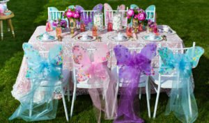 This delightful butterfly garden themed kids birthday party is full of ideas for your next backyard party! Colorful decorations, food, centerpieces, favors and cake make this theme perfect for children of all ages! #butterflyparty #birthdayparty #kidsparty #partyideas
