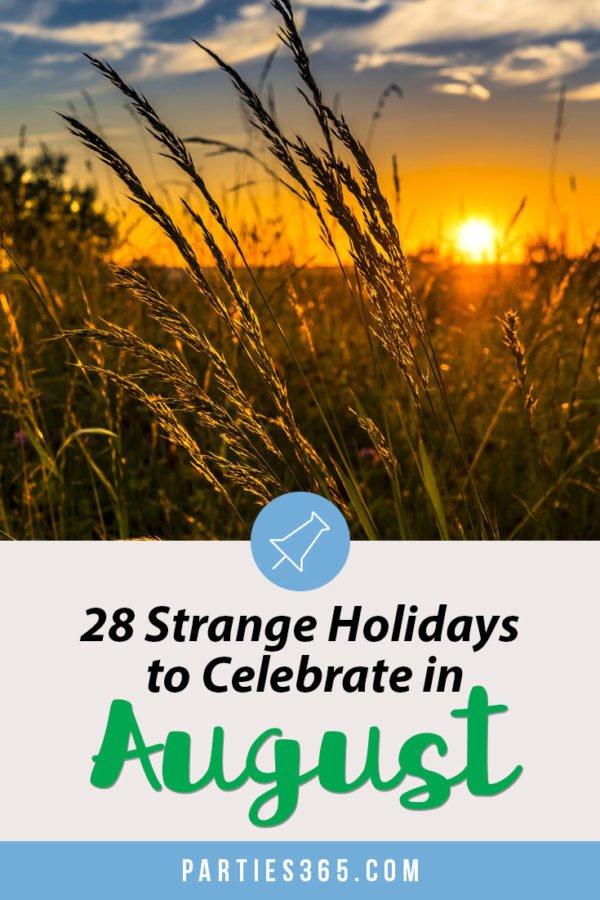 Thursday In August 28 Strange Holidays to Celebrate in August - Parties365