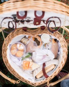 Looking for fun and unique ideas for a casual outdoor wedding rehearsal dinner party? You'll adore this Backyard Picnic on a farm! Find inspiration for decorations, food and more at this DIY farmhouse picnic. #rehearsaldinner #picnic #dinnerparty #weddingideas