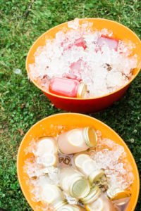 Looking for fun and unique ideas for a casual outdoor wedding rehearsal dinner party? You'll adore this Backyard Picnic on a farm! Find inspiration for decorations, food and more at this DIY farmhouse picnic. #rehearsaldinner #picnic #dinnerparty #weddingideas