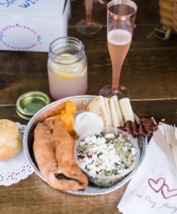 Looking for fun and unique ideas for a casual outdoor wedding rehearsal dinner party? You'll adore this Backyard Picnic on a farm! Find inspiration for decorations, food and more at this DIY farmhouse picnic. #rehearsaldinner #picnic #dinnerparty #weddingideas