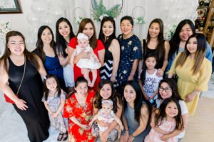 This simple Baptism party at home has ideas for lovely decorations with a beautiful backdrop that will work for a boy or a girl. Create an elegant dessert or food table your guests will adore! #baptism #baptismideas #partydecor #baptismparty