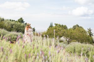 This Little Pumpkin themed Baby Shower is perfect for fall and works for a baby girl or a boy! Held on a stunning lavender farm in Hawaii, this autumn baby shower has lovely decorations, food, cookie favors and a cake to inspire your party planning! #babyshower #littlepumpkin #fallparty #pumpkinshower #partydecor