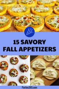 These Savory Fall Appetizers are the perfect party foods and snacks for a crowd! Find the best autumn appetizer recipes for entertaining, right here! #appetizers #partyfood #fallrecipes #entertaining