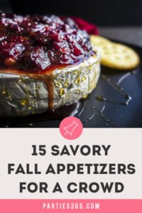 These Savory Fall Appetizers are the perfect party foods and snacks for a crowd! Find the best autumn appetizer recipes for entertaining, right here! #appetizers #partyfood #fallrecipes #entertaining