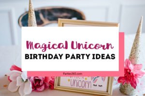 Searching for ideas for a girl's unicorn birthday party theme? You'll love these magical ideas for decorations, games, favors, activities, cupcakes, the cake and more! #unicorn #unicornparty #birthdayparty #partyideas