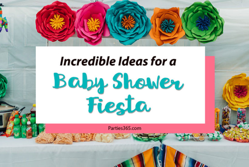 Ready to throw a festive Baby Shower Fiesta to welcome your little boy or girl? You'll love the decorations, food, centerpieces and favor ideas for a Mexican themed party featured at this shower! #babyshower #fiesta #mexicanparty #partytheme