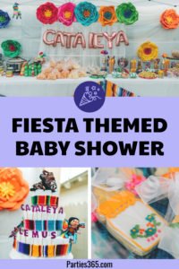 Ready to throw a festive Baby Shower Fiesta to welcome your little boy or girl? You'll love the decorations, food, centerpieces and favor ideas for a Mexican themed party featured at this shower! #babyshower #fiesta #mexicanparty #partytheme