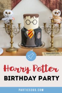 These fantastically fun ideas for a Harry Potter 12th Birthday party will thrill your guest of honor! From decorations to cake and invitations to favors, these DIY ideas will inspire little wizards everywhere! #harrypotter #birthday #tweenbirthday #partyideas #partydecor