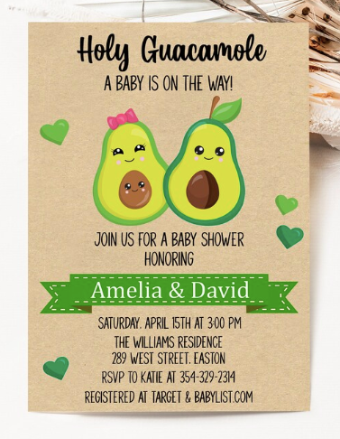 baby shower invitation