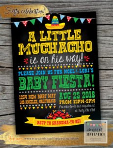 Ready to throw a festive Baby Shower Fiesta to welcome your little boy or girl? You'll love the decorations, food, centerpieces and favor ideas for a Mexican themed party featured at this shower! #babyshower #fiesta #mexicanparty #partytheme