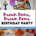 This darling 2nd birthday party featured a Brown Bear Brown Bear by Eric Carle theme! With vibrant colorful decorations, giant animals and amazing cake and cupcakes, it's full of fabulous ideas to bring this book to life! #brownbear #ericcarle #2ndbirthday #partyideas